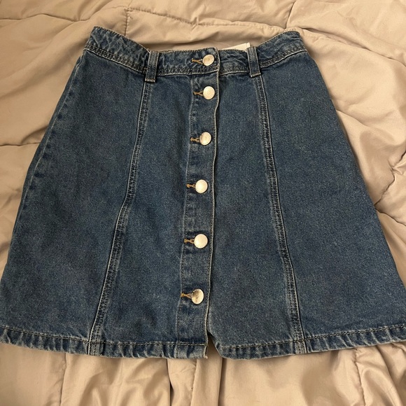 Cute high waisted Y2K jean skirt, small - Picture 1 of 2